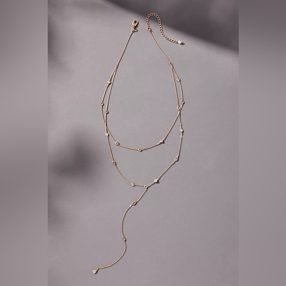 Anthropologie Floating Stone Necklace - NWT
